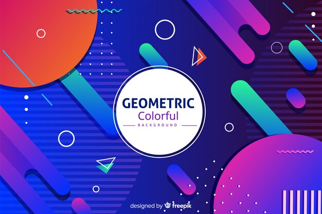Fondo geométrico de Memphis