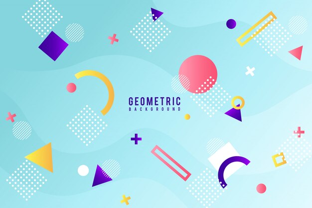 Fondo geométrico de Memphis