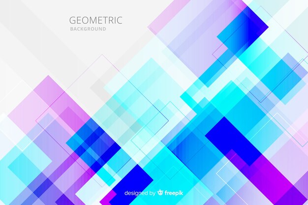 Fondo geométrico multicolor