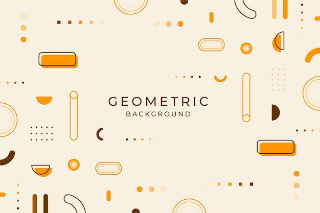 Vector gratuito fondo geométrico plano