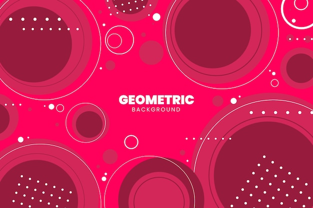 Fondo geométrico plano