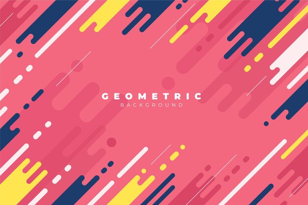 Fondo geométrico plano