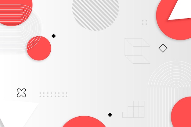 Fondo geométrico plano
