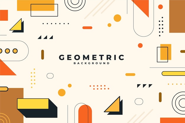 Fondo geométrico plano