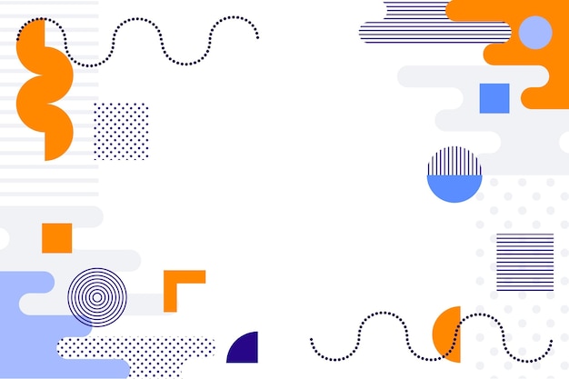 Fondo geométrico plano