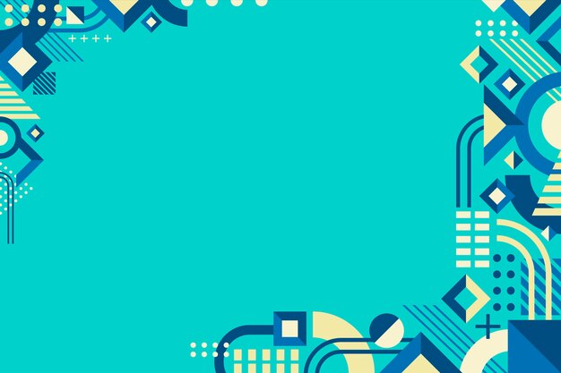 Fondo geométrico plano