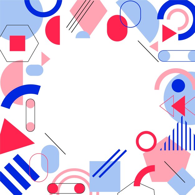 Fondo geométrico plano