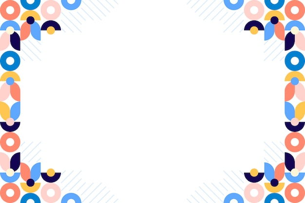 Fondo geométrico plano