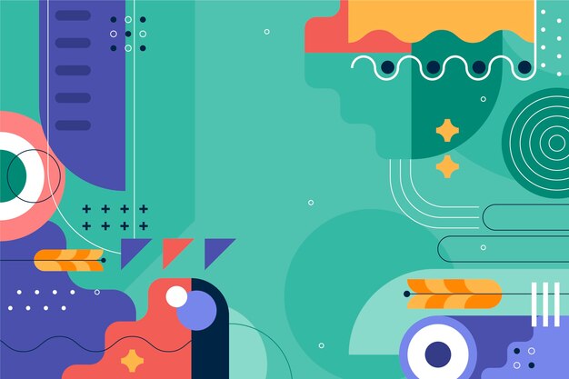 Fondo geométrico plano