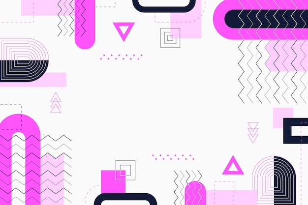 Fondo geométrico plano