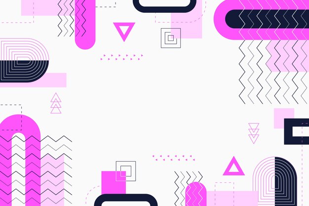 Fondo geométrico plano