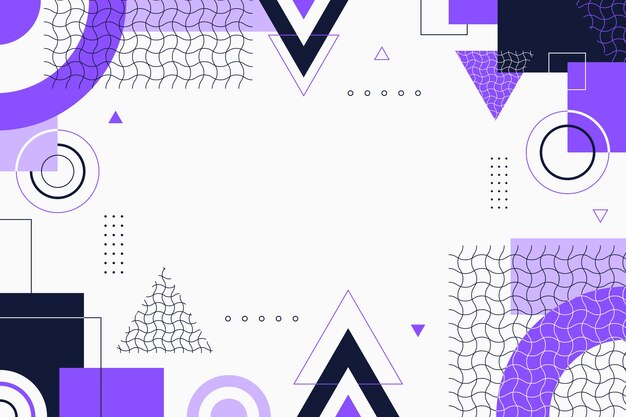Fondo geométrico plano