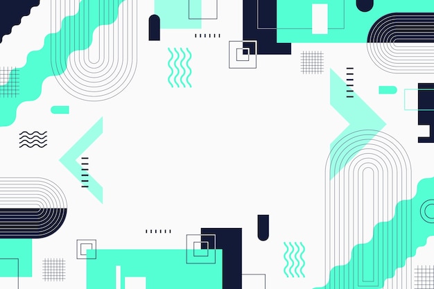 Fondo geométrico plano
