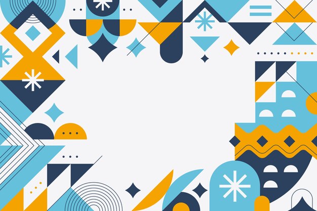 Fondo geométrico plano
