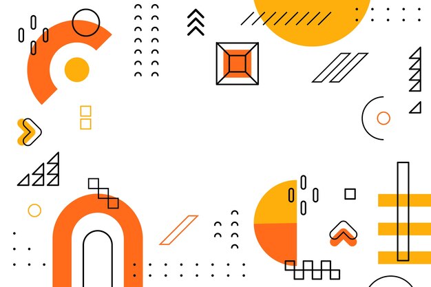 Fondo geométrico plano