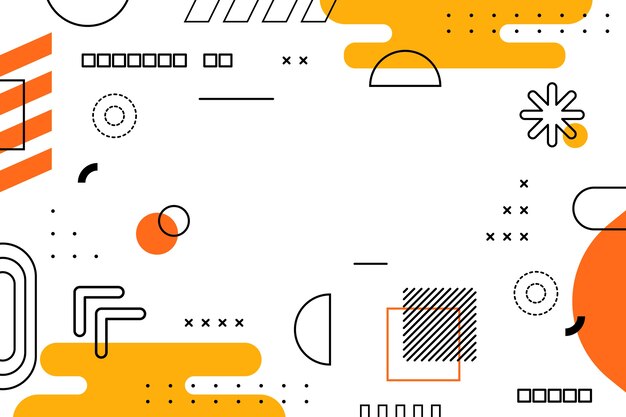 Fondo geométrico plano