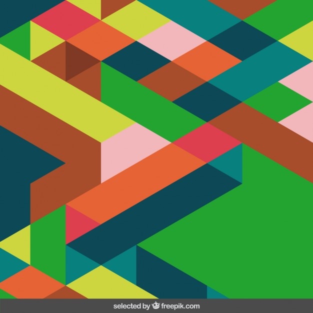 Fondo geométrico con polígonos