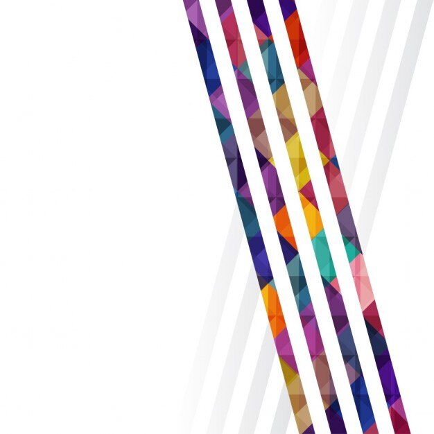 Vector gratuito fondo geométrico con rayas