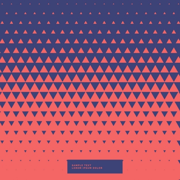 Fondo geométrico rojo con triángulos