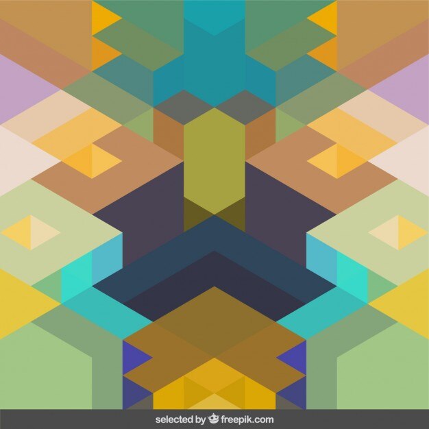 Vector gratuito fondo geométrico simétrico