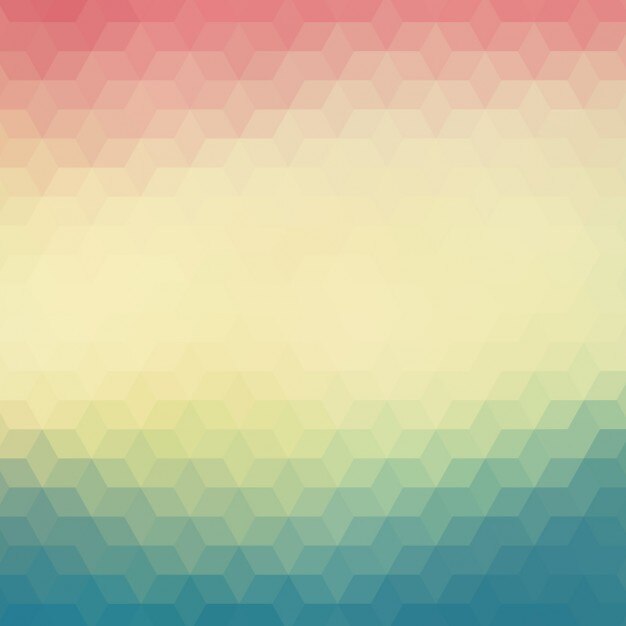 Fondo geométrico en tonos azules y rojos