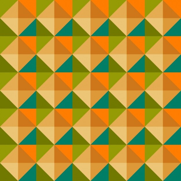 Fondo geométrico con triángulos y cuadrados