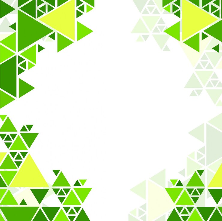 Vector gratuito fondo geométrico verde moderno