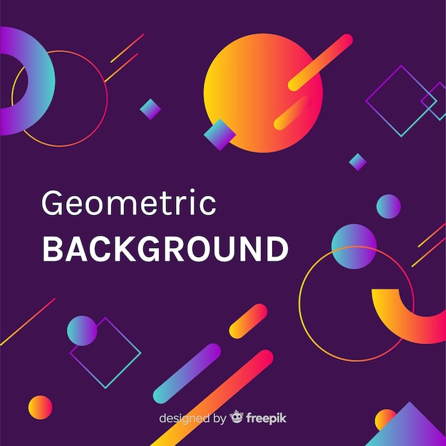 Vector gratuito fondo geométrico