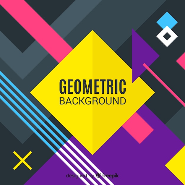 Vector gratuito fondo geométrico