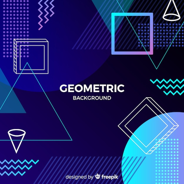 Vector gratuito fondo geométrico