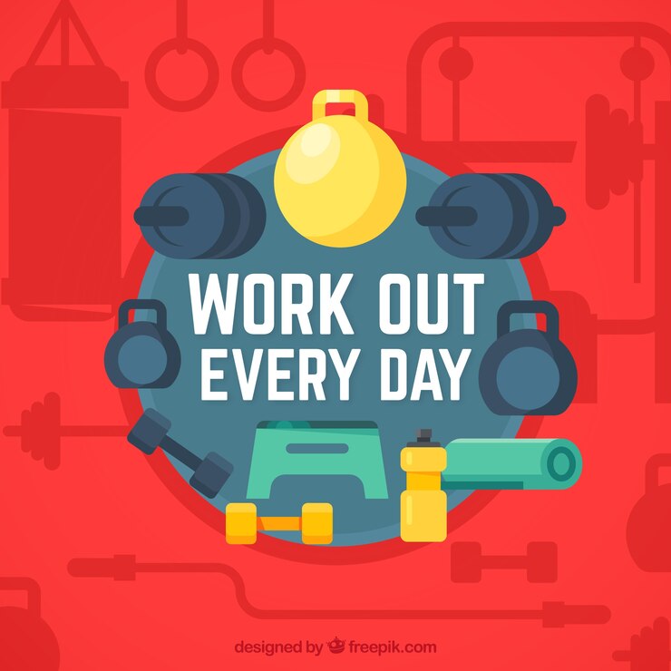 Vector gratuito fondo de gimnasio de deporte con máquinas de ejercicios