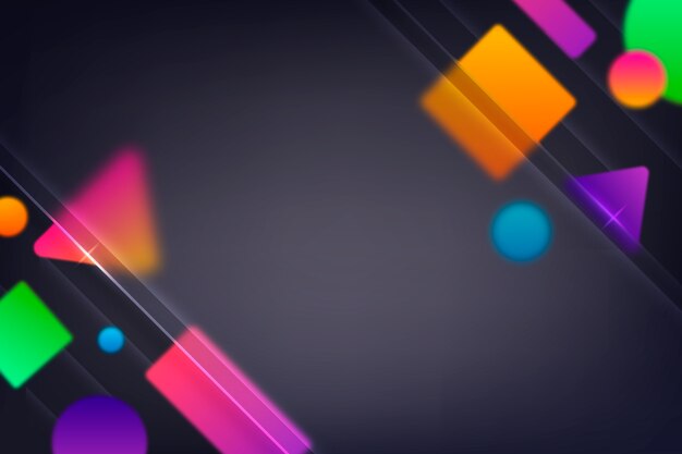 Fondo de glassmorphism en gradiente