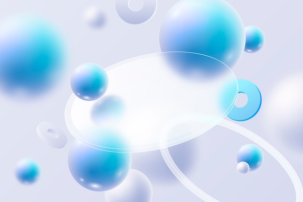 Fondo de glassmorphism en gradiente