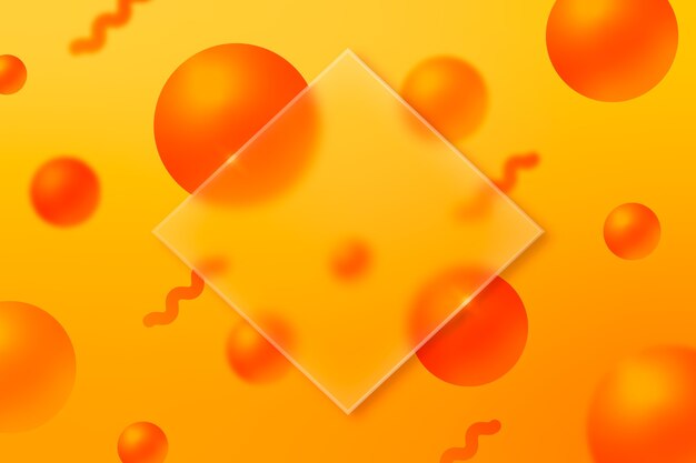 Fondo de glassmorphism en gradiente
