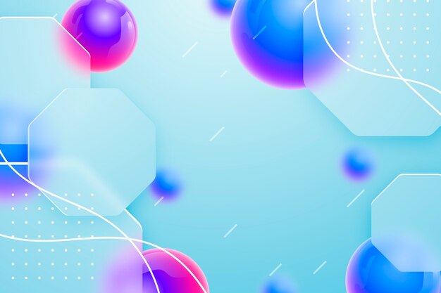 Fondo de glassmorphism realista