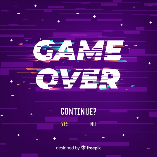 Fondo glitch fin del juego