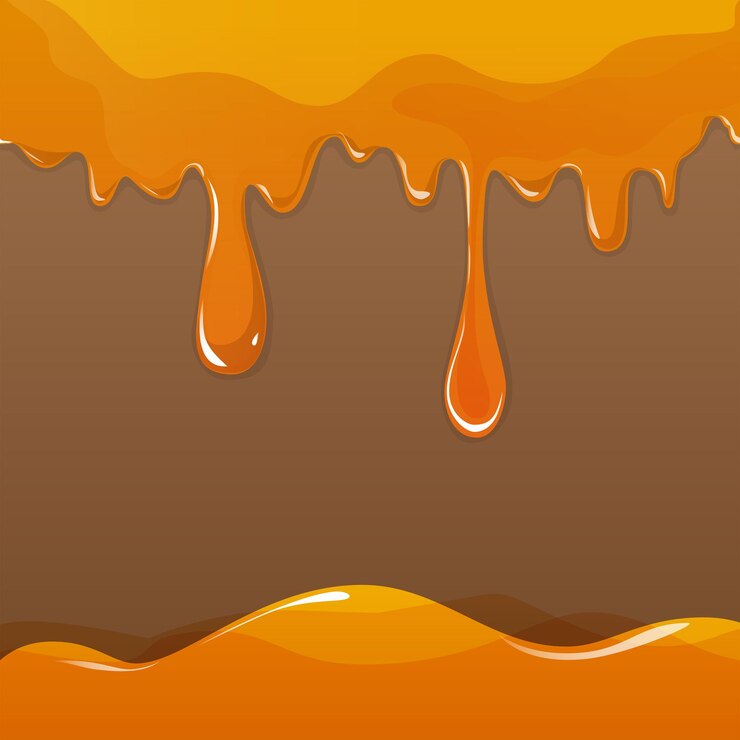 Fondo de gotas de miel dulce