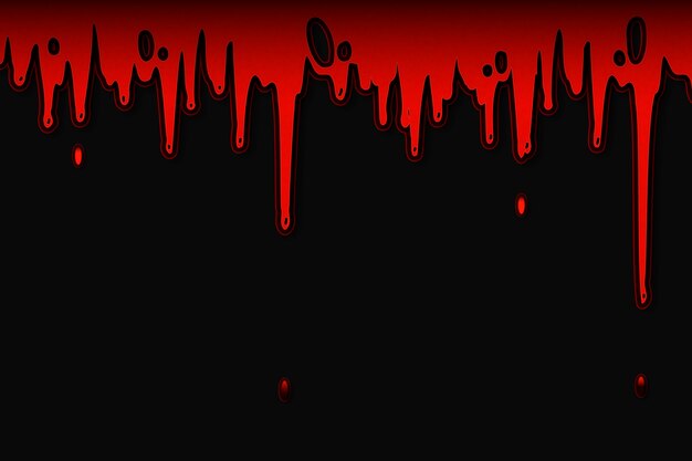 Fondo de goteo de sangre dibujado a mano