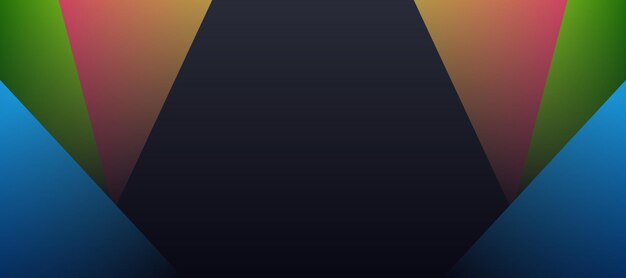 fondo de gradiente brillante geométrico de colores