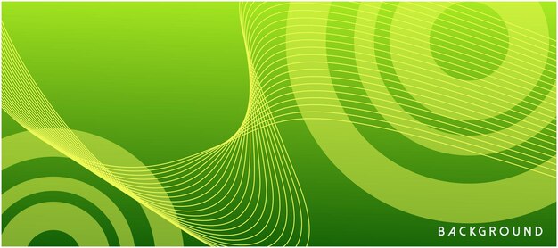 Fondo de gradiente brillante en verde