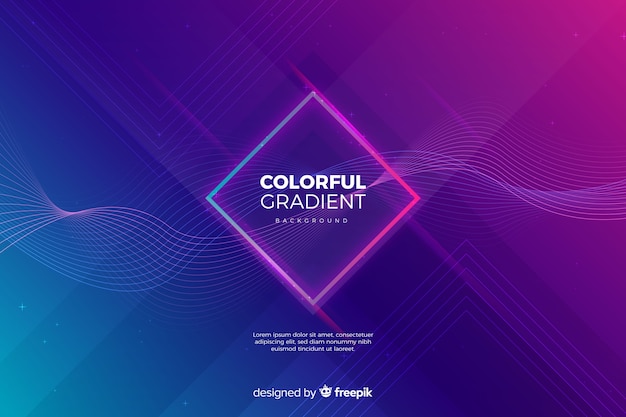 Fondo con gradiente de colores