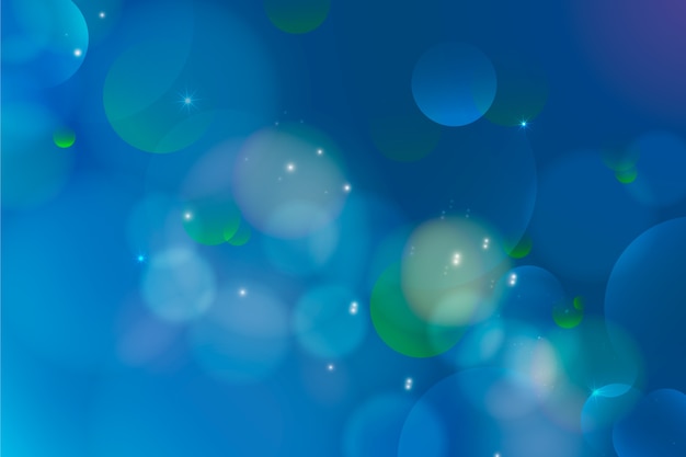 Fondo gradiente con efecto bokeh