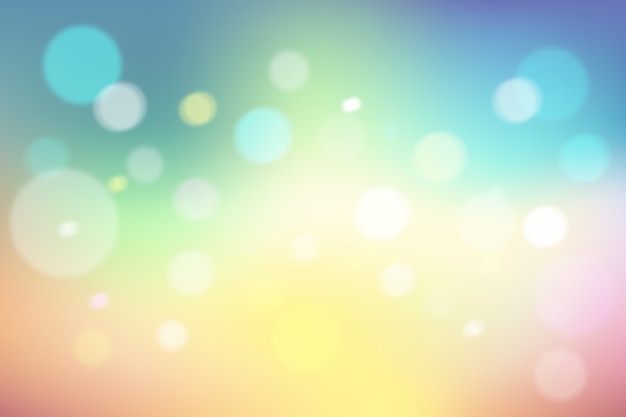 Fondo gradiente con efecto bokeh