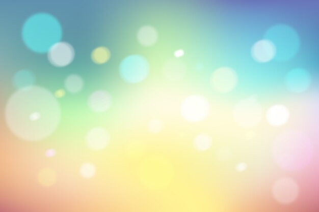 Fondo gradiente con efecto bokeh