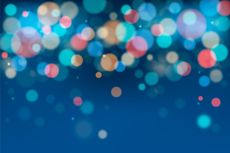 Vector gratuito fondo gradiente con efecto bokeh