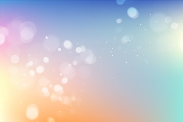 Fondo de gradiente del efecto bokeh