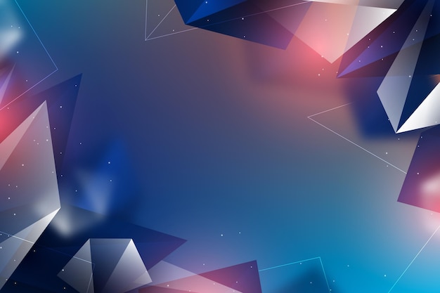 Fondo gradiente en estilo futurista