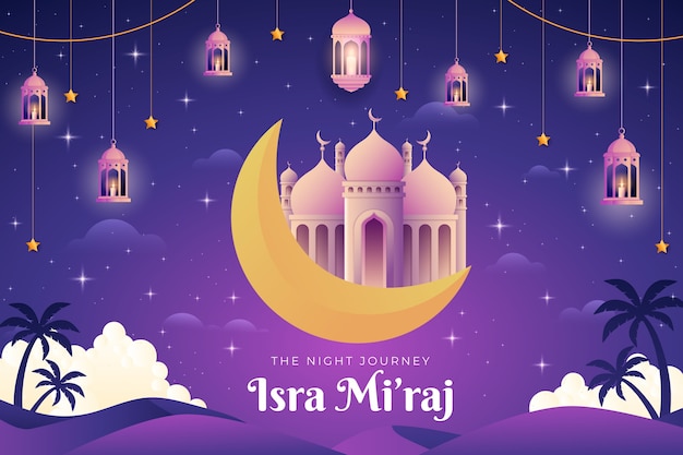 El fondo del gradiente isra miraj