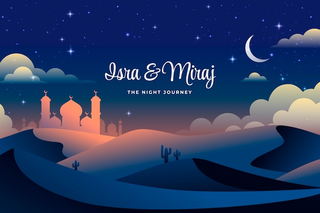El fondo del gradiente isra miraj