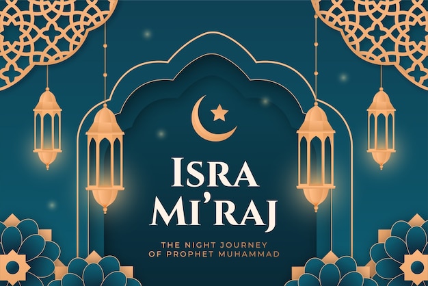 El fondo del gradiente isra miraj